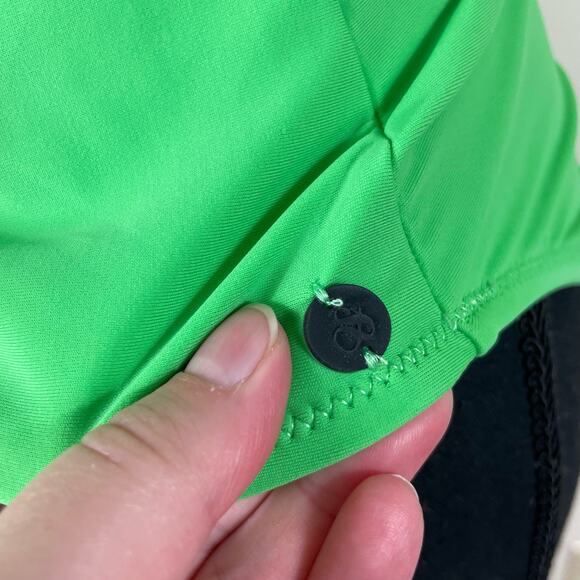 Scotch & Soda Bright Parakeet Ruched Front Halter Neck One Piece Swimsuit - Picture 6 of 13